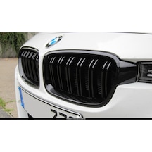 Bmw F30 3 Serisi Siyah Piano Black Ön Panjur / Böbrek 2 Adet
