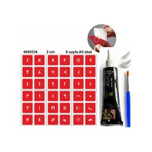Hint Kınası Ve Şablonla Geçici Dövme Yapma Seti Set 2