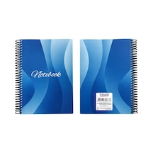 A4 Spiralli 200 Sayfa 3+2 Defter Mavi