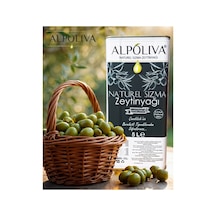 Naturel Sızma Zeytinyağı 5 Litre Karşıtarla Bahçemizden Alpoliva