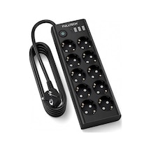 Çoklu Priz 10 Lu Grup Priz Usb Li 3x Usb-a, 1x Usb-c , 3680w 16a, 2 Metre Kablo, Topraklı Uzatma Kablosu, Ev Ofis Gaming İçin Diğer
