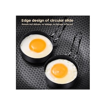 01 5 Adet Paslanmaz Çelik Kızarmış Yumurta Yapışmaz