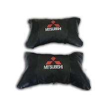 Günsan Mitsubishi Deri Boyun Yastığı Papyon Model 2'li