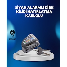 Mey İthalat Suya Dayanıklı 110db Alarmlı Çelik Disk Kilidi