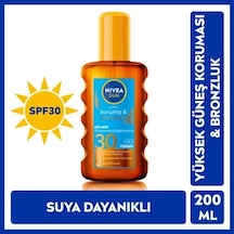 200 Ml Güneş Yağı, Yüksek Koruma Ve Bronzluk Sağlayan Formül