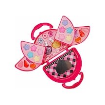 4278 Pretty Pinky 3 Katlı Pembe Çantalı Makyaj Seti -sunman