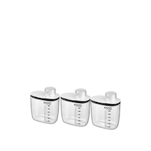 3 Lü Çok Amaçlı Erzak Kabı 1300 Ml.