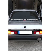 Oto Cam Yazı Sözleri Ticari-servis-dolmuş-panelvan Uzun Sticker Ecnrshop Model 6