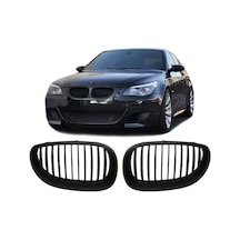 Bmw E60 Böbrek M Technic Tek Çizgi Mat Siyah 2003-2009