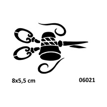 Airbrush Tattoo Berber Makasyapışkanlı Stencil Süsleme Ve Boyama Kalıbı
