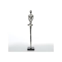 Vitale Sadu Büyük Dekoratif Figür Silver 75 Cm Ak.Ij0028