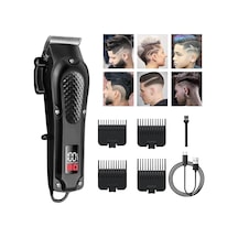 Profesyonel Saç Kesme Makinesi Saç Düzeltici Erkek Sakal Düzeltici Sakal Düzeltici Uzun Saç Düzeltici Usb Şarj Edilebilir Led Ekran