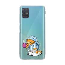 Samsung Galaxy Uyumlu A71 Silikon Desen257 Çok Renkli