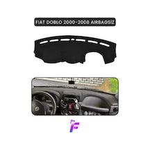 Fıat Doblo 2000-2008 Aırbagsız Torpido Örtüsü Güneşten Korur Kolay Montaj Tam Uyum Tb6 Siyah