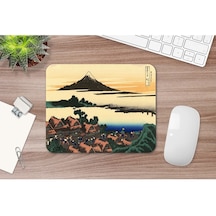 Hokusai Dawn At Isawa In The Kai Province 17 X 21 Cm Mouse Pad Mousepad