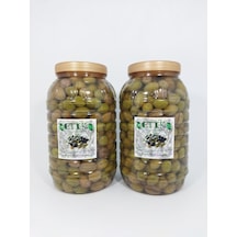 Etik Yerli Ürünler Memecik Cinsi Dilme Tatlanmış Zeytin 2 x 3 KG