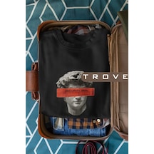 Startmore Unısex Kadın Erkek Securıty Seal Suçlu Mitoloji Uzun Kollu %100 Pamuk Sweatshirt Beyaz Siyah