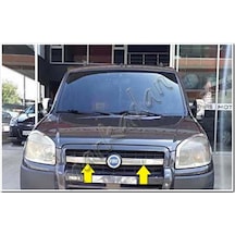 Db Chrome Fiat Doblo Ön Panjur Nikelajı 2006-2012 2 Parça P.Çelik