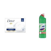 Beauty Cream Bar Katı Güzellik Sabunu Original Nemlendirici Etkili, 4 X 90 G 1 Domestos Yoğun Kıvamlı Çamaşır Suyu Maksimum Hijyen Dağ Esintisi, 750 Ml 3 285 ML