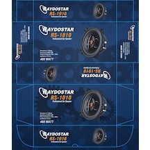 Raydostar 10Cm Oto Hoparlör Tıvıtırlı Rs-1010