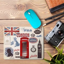 Londra Temalı Baskılı Mousepad Mouse Pad