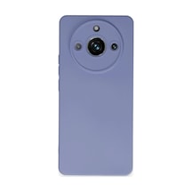 Realme 11 Pro Kılıf Nano İçi Kadife Silikon - Lila 0.2M-Çok Renkli
