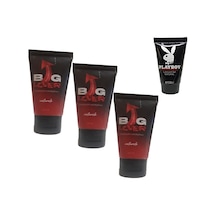Big Lover Erkeklere Özel 50 Ml Jel 50 Ml Maximum Strength Hardening Gel For Men 3 Adet + Playboy 50
