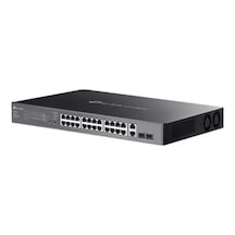 Tp-lınk Omada Es228gmp 28 Port Gbit 28 Port Poe 384w 2xsfp Rack Mount Yönetilebilir Switch