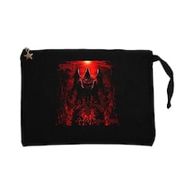 Suffocation Blood Dath Siyah Clutch Astarlı Cüzdan / El Çantası