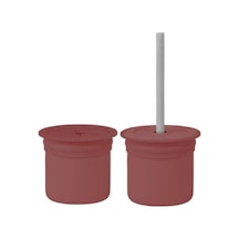 Oioi Ham+hüp Pipetli Silikon Bardak Seti Velvet Rose / Powder Grey