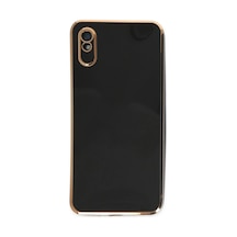 Xiaomi Redmi 9a Kılıf Volet Silikon - Siyah -