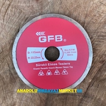 Gfb 115 MM Seramik Kesici Granit Mermer Beton Taş Kiremit Kesici