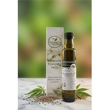 Botanica %100 Saf Kenevir Yağı Soğuk Sıkım Vücut Masajı Besleyici Doğal Bitkisel Ekonomik Aile Boyu 250 Ml 250 ML