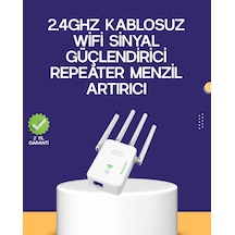 Mey İthalat Çift Bantlı Otomatik Kurulum Wifi Repeater Menzil Genişletici