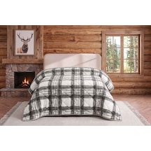 Merinos Loft Yorgan 195x215 Volante Antrasit