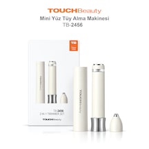 Touchbeauty Tb2456 Çift Başlıklı, Mini Yüz Tüy Alma Makinesi Pilli, Temizleme Fırçası, Seyahat Boy, Kablosuz Kullanım