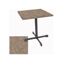 Halley Kare Masa 80x80 Cm - Werzalit, Wermodin Ve Allzalit Tabla - Edgy Wood Çok Renkli Halley Kare Masa 80x80 Cm - Werzalit, Wermodin Ve Allzalit Tabla - Edgy Wood Çok Renkli