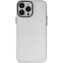 Apple  Uyumlu  iPhone 14 Pro Kılıf Modos Metal Kapak Şeffaf