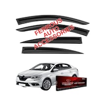 Renault Megane 4 Sedan Ferrous Cam Rüzgarlığı 4lü 2016 Ve Üstü