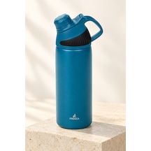 Frosca Kulplu Termos Matara 600ml Mavi