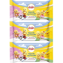 Dalin Hijyenik Islak Cep Mendil 3x15 Adet DAL-7663