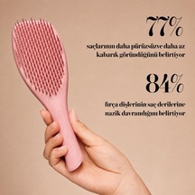 Complete Carebrush Fine Saç Bakım Fırçası Düz Ve Dalgalı Saçlar İçin Düğümleri Nazikçe Açar, Saç Derisine Masaj Yapar Pembe