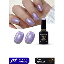 Misyul Uv Led Kalıcı Oje Nail Art 15 Ml Blue Elf Cat Eye Ec09