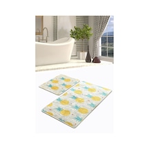 Chilai Home Ananas Djt 2 Lı Set Banyo Halısı Çok Renkli