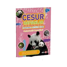 Cesur Hayvanlar - Çıkartmalı Aktivite Kitabı - Melis Hırimyan - Beta Kids