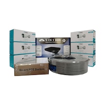 Ttec 6'lı İp Güvenlik Kamerası Seti, Mikrofonlu, Uzaktan İzleme, Gece Görüş