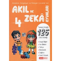 Kırmızı Beyaz 4. Sınıf Akıl Ve Zeka Oyunları