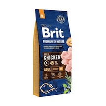 Brit Premium By Nature Medium Tavuklu Orta Irk Yetişkin Köpek Maması 15 KG