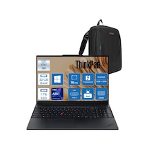Lenovo Thinkpad E16 Gen 3 TP22AY0038TXP03 Ultra 7 258V 32 GB 1 TB SSD 16" W11P Dizüstü Bilgisayar + Çanta