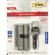 Ymk 68 Mm Bilyalı Barel Nikel Kapı Bareli 3 Anahtarlı Ymkb68hbs 68 MM